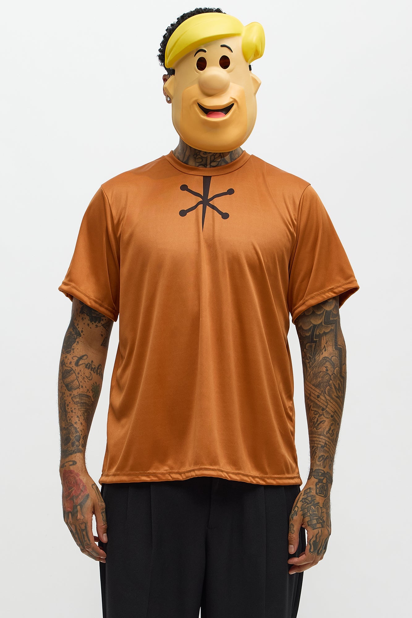 Barney Rubble Costume Set - Multi Color