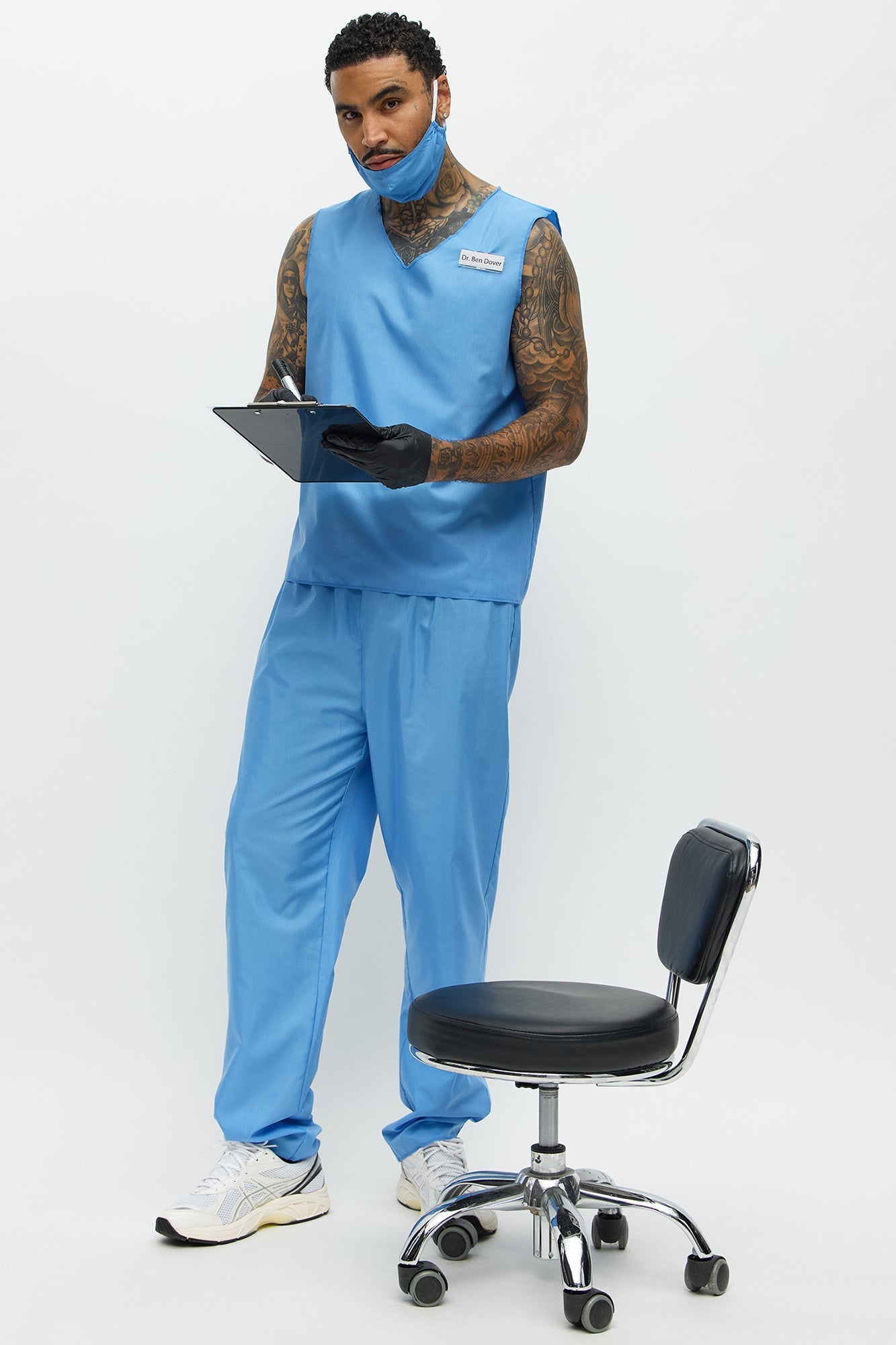 Dr.Ben Dover″ Costume Set - Blue