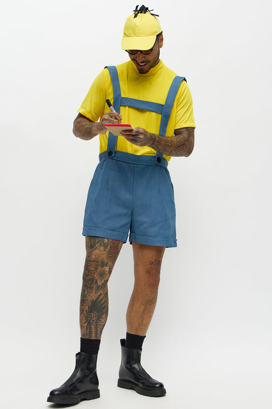 Deluxe Despicable Helper 4 Piece Costume Set - Yellow/combo