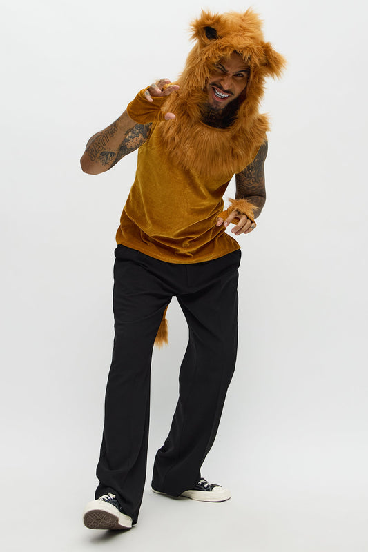 King Of The Jungle Costume Set - Orange