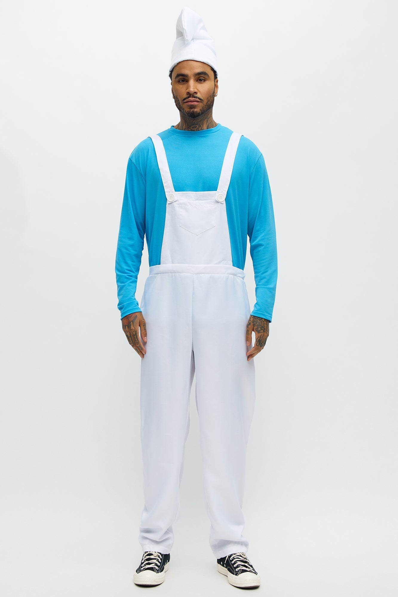 Gnome 3 Piece Costume Set  - White/Blue