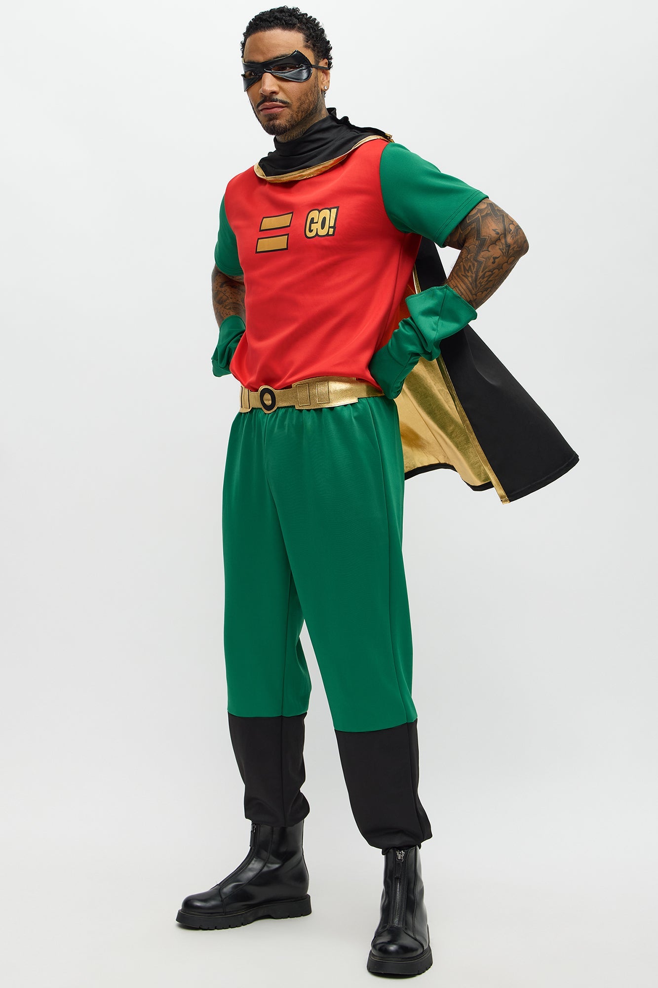 Trustworthy Titan 6 Piece Costume Set - Green/combo