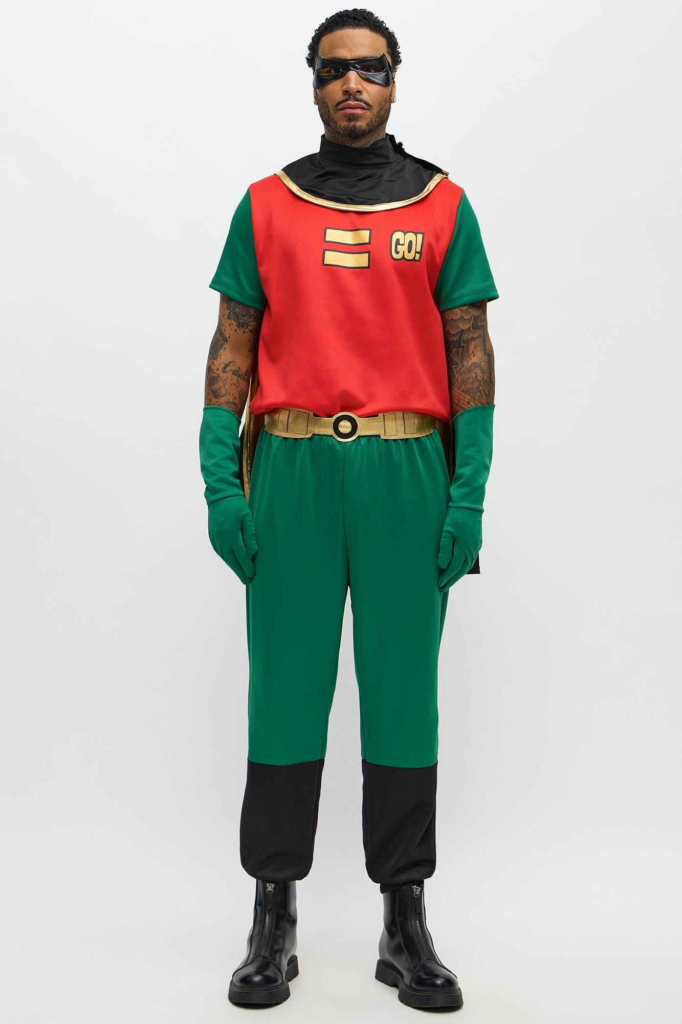 Trustworthy Titan 6 Piece Costume Set - Green/combo