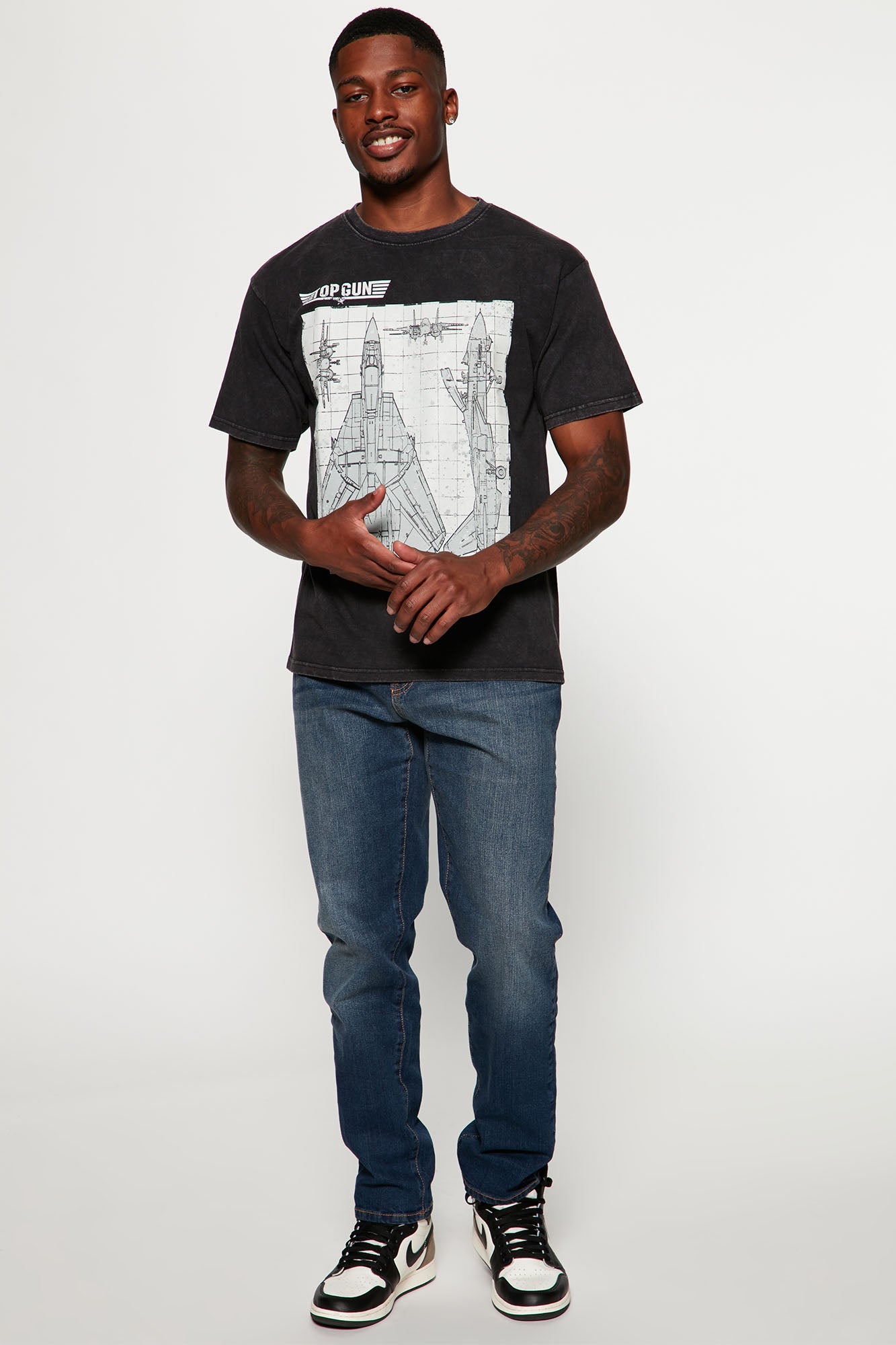 Mike Straight Taper Jeans - Dark Wash