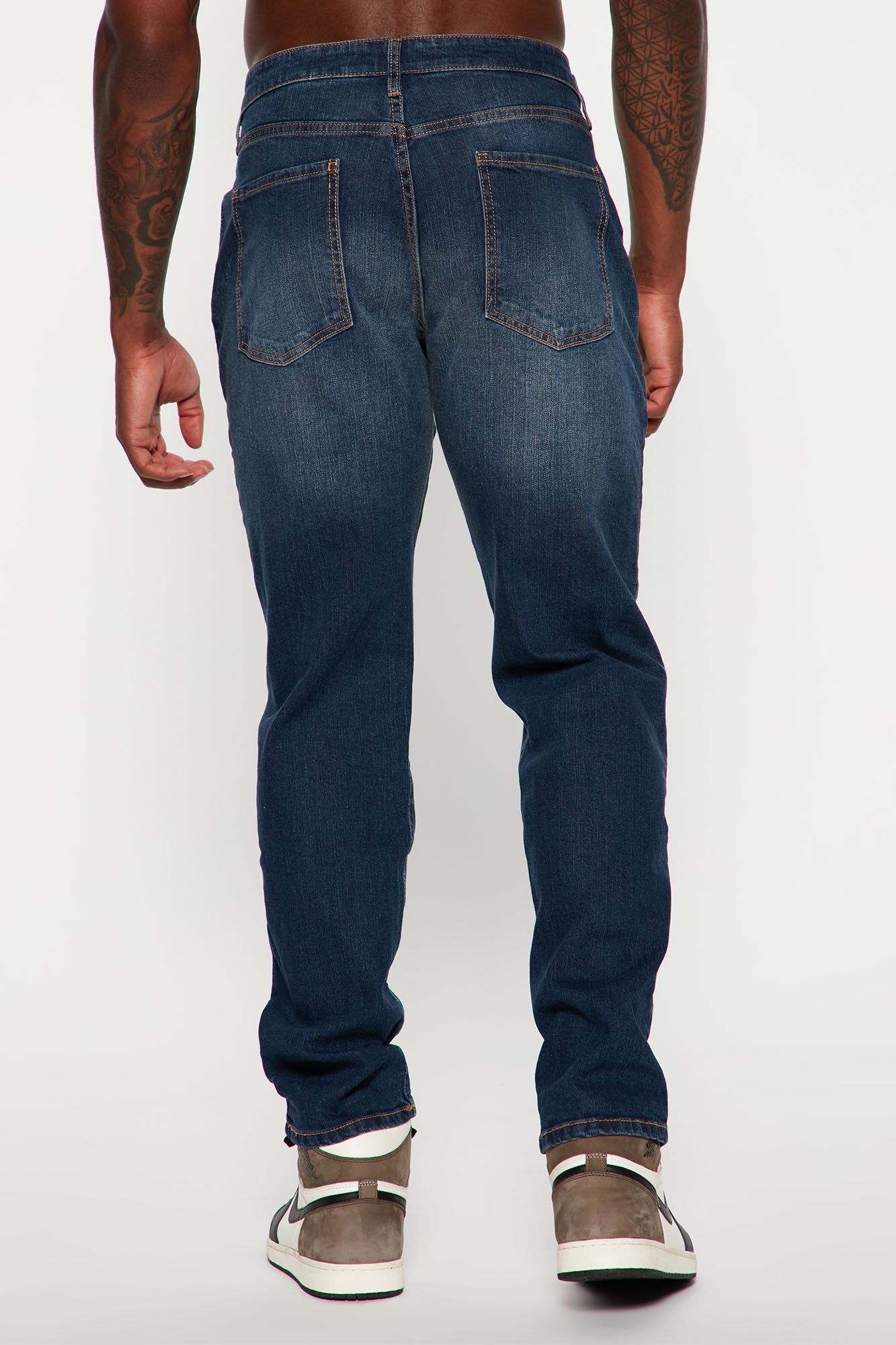 Mike Straight Taper Jeans - Dark Wash