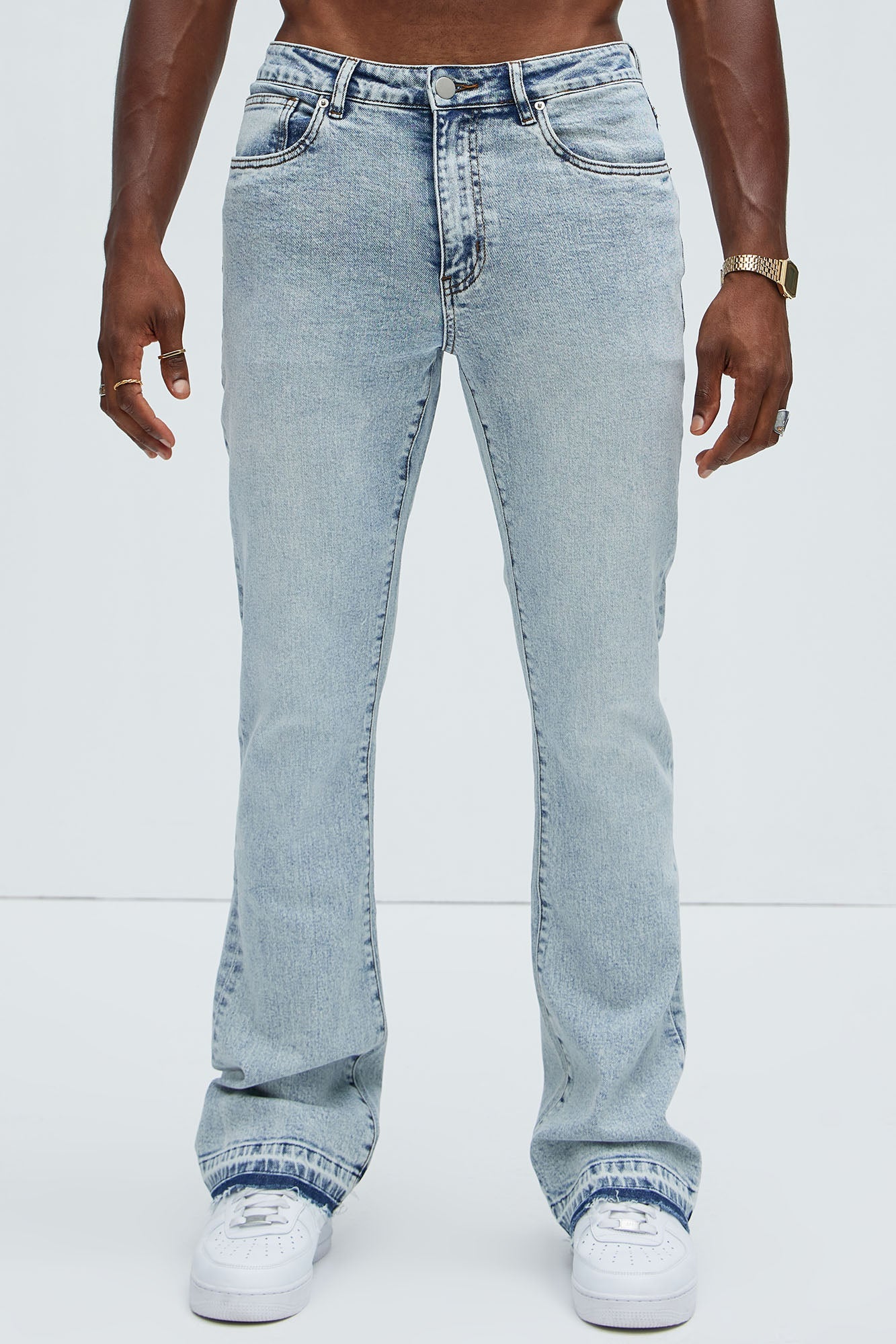 Cornell Slim Flare Jeans - Light Wash