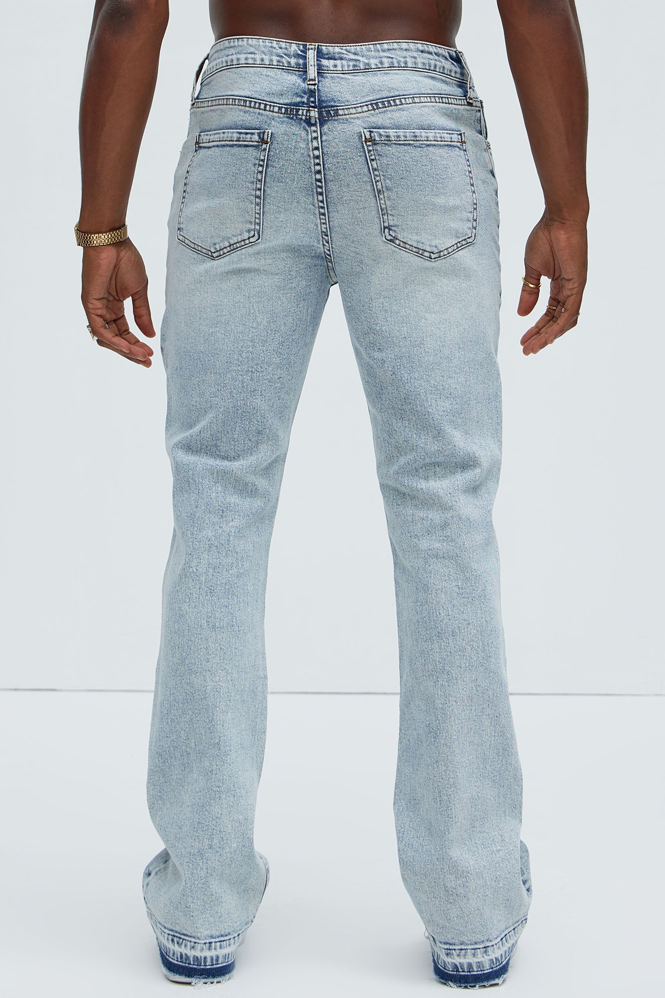 Cornell Slim Flare Jeans - Light Wash