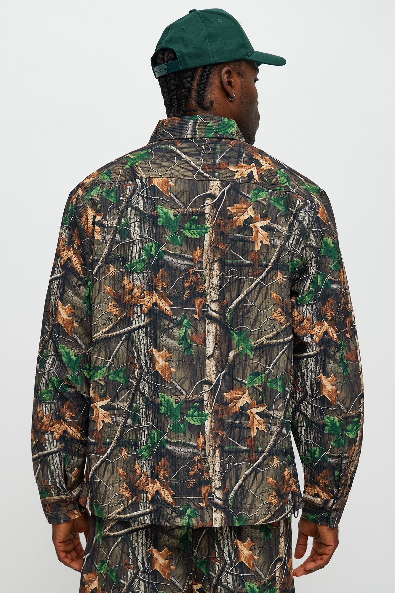 Rustic Long Sleeve Button Up Shirt - Brown Combo