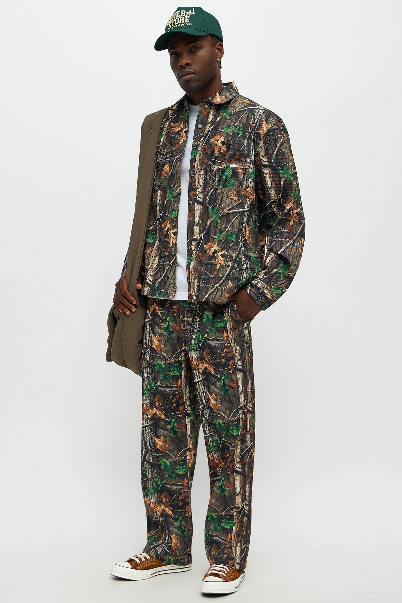 Baggy Rustic Pants - Brown/combo