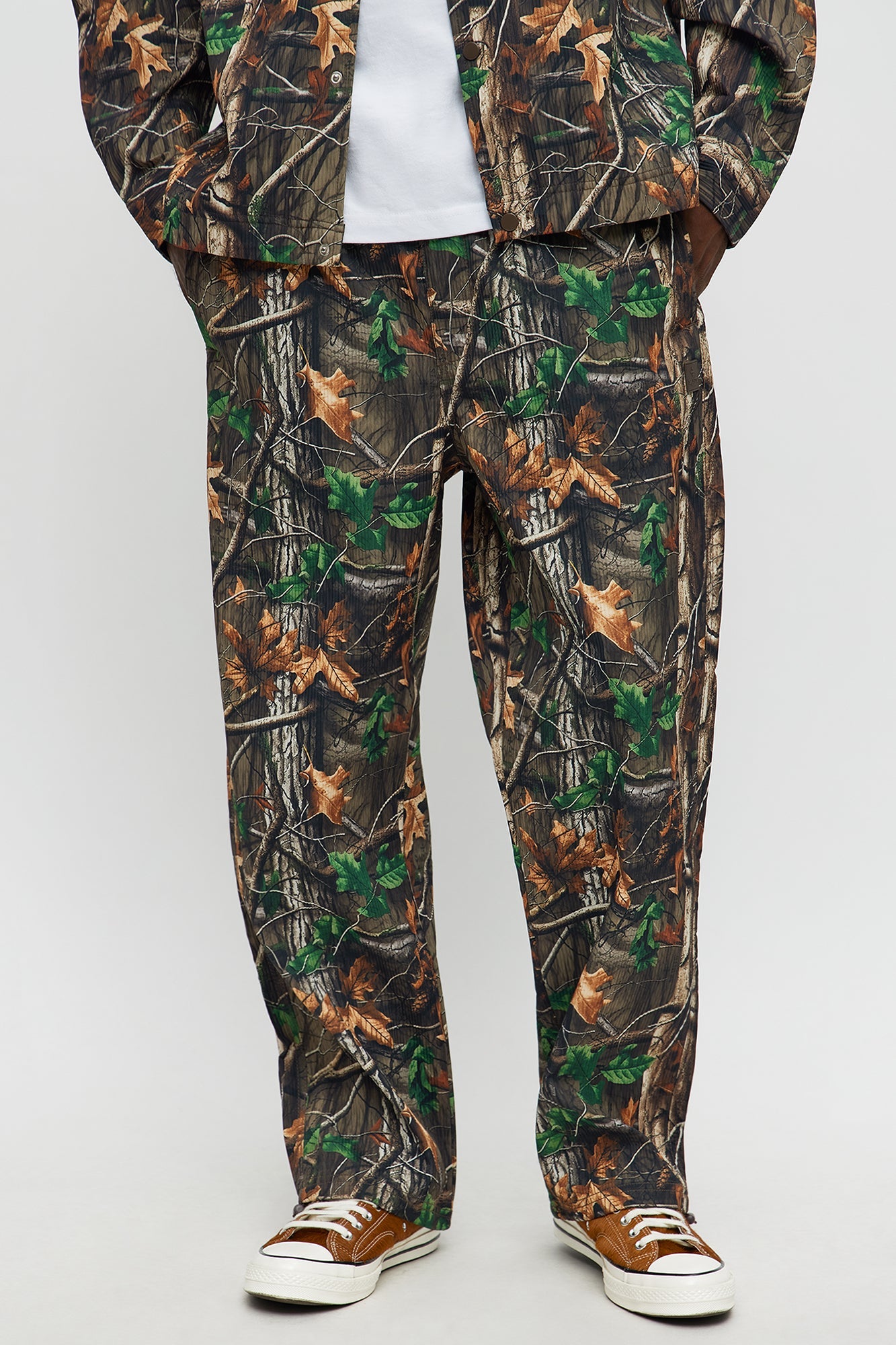 Baggy Rustic Pants - Brown/combo