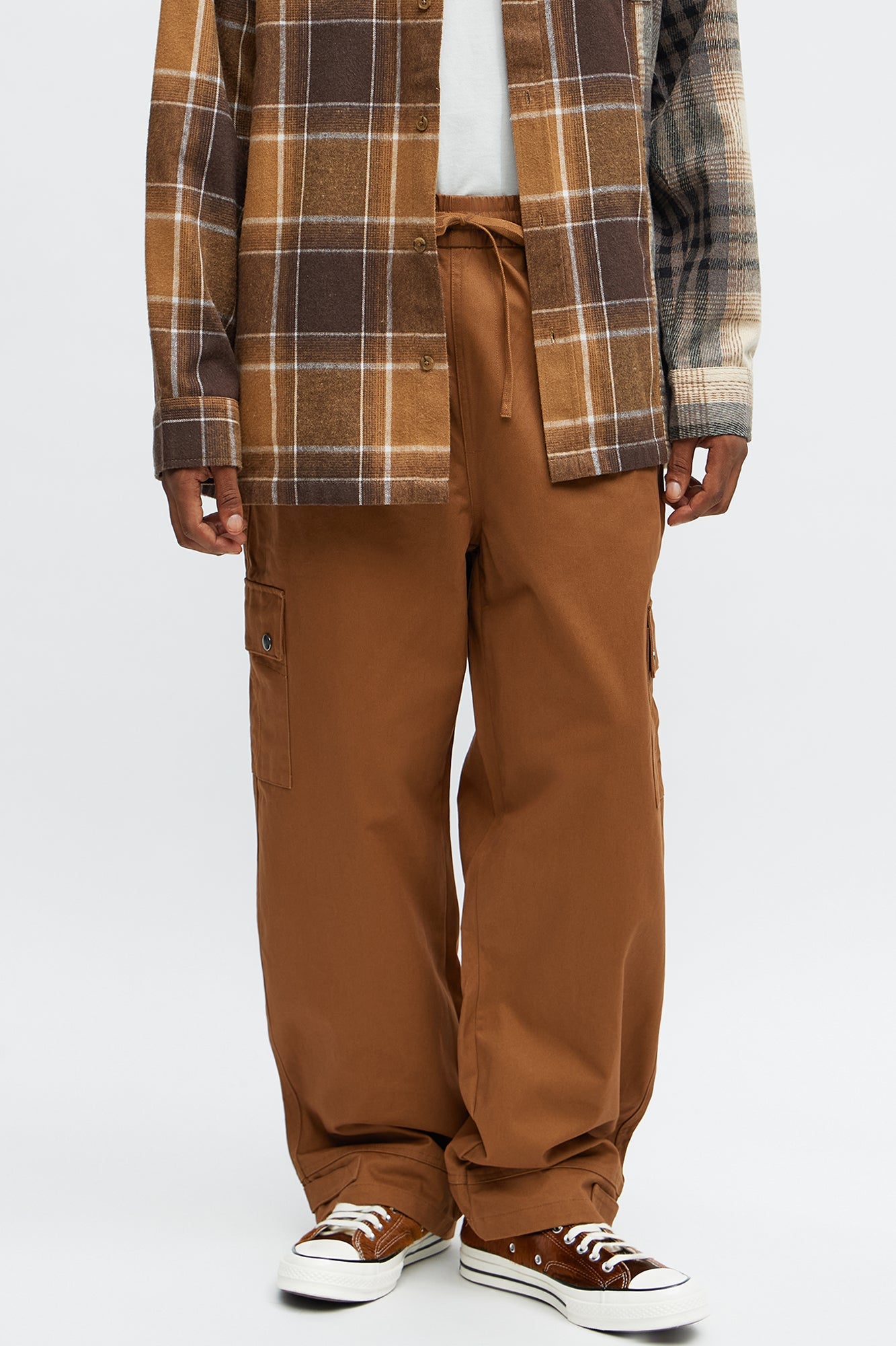 Baggy Talk My Walk Cargo Pant - Brown