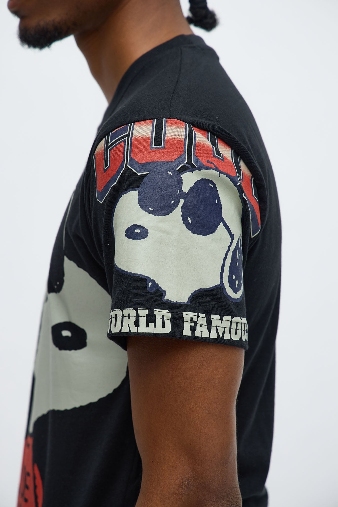 Snoopy Joe Cool Short Sleeve Tee - Black