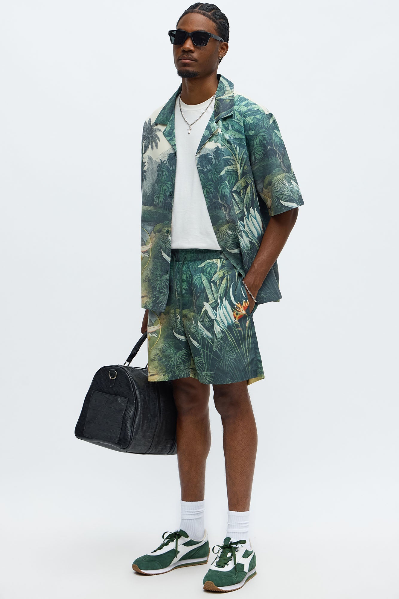 Cupid Relaxed Drawstring Shorts - Multi Color