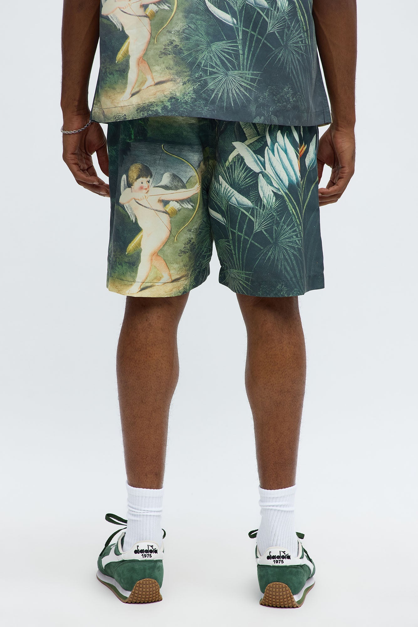 Cupid Relaxed Drawstring Shorts - Multi Color