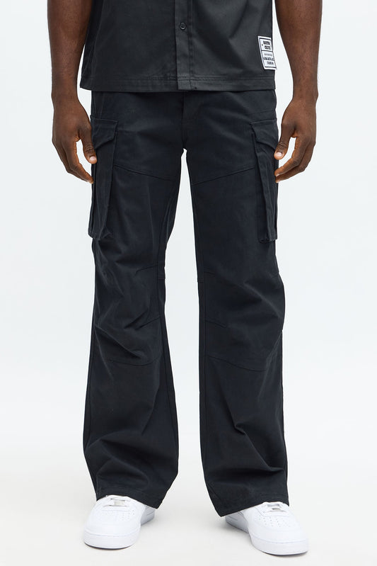 Baggy Summer Games Cargo Pants - Black
