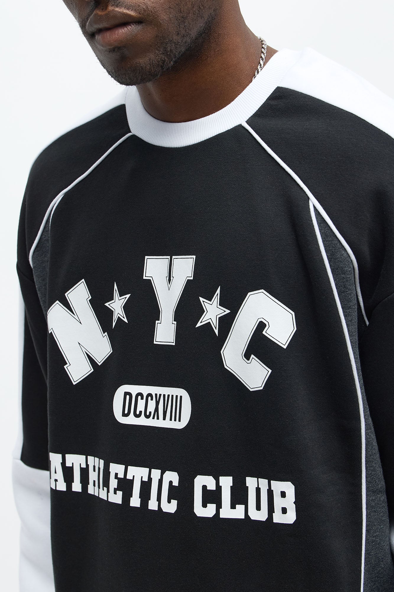Tyson Oversized Athletic Club Long Sleeve Tee - Multi Color