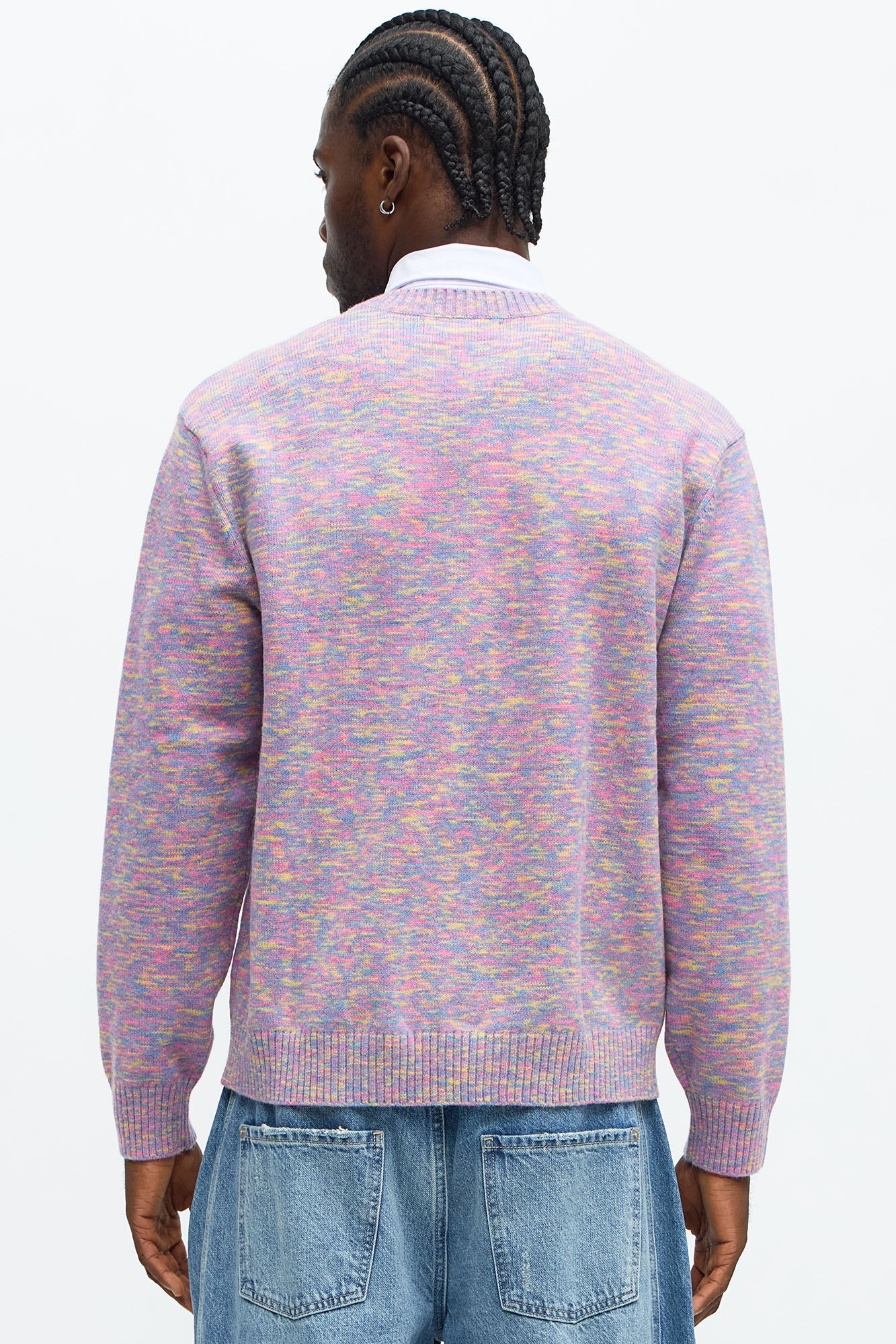 Blended Chapters Crewneck Sweater - Multi Color