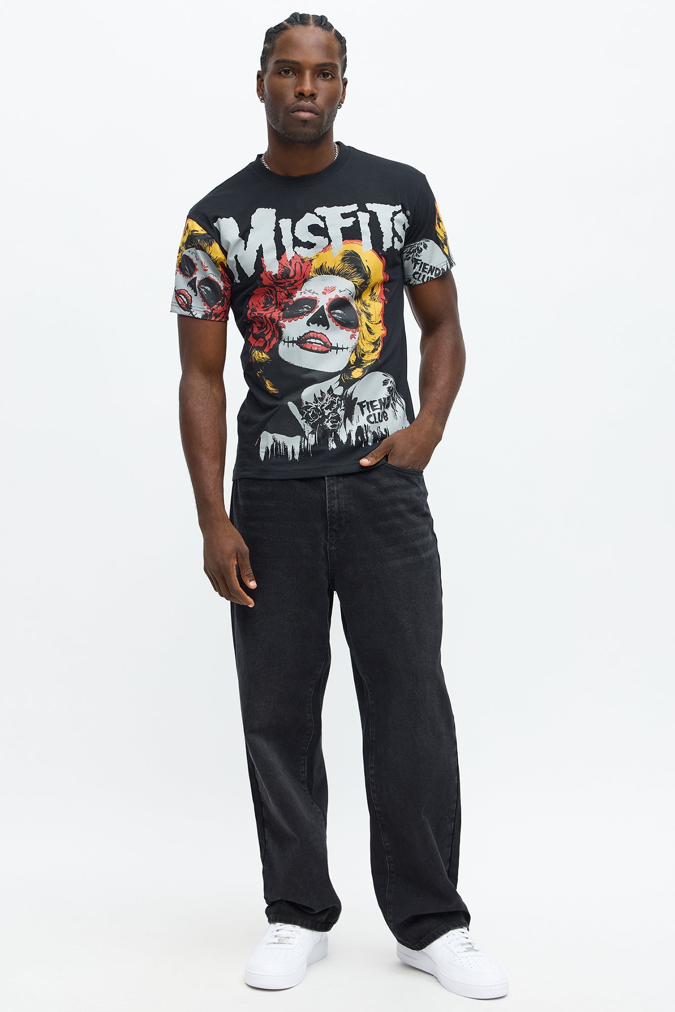 Misfits Fiend Club Short Sleeve Tee - Black