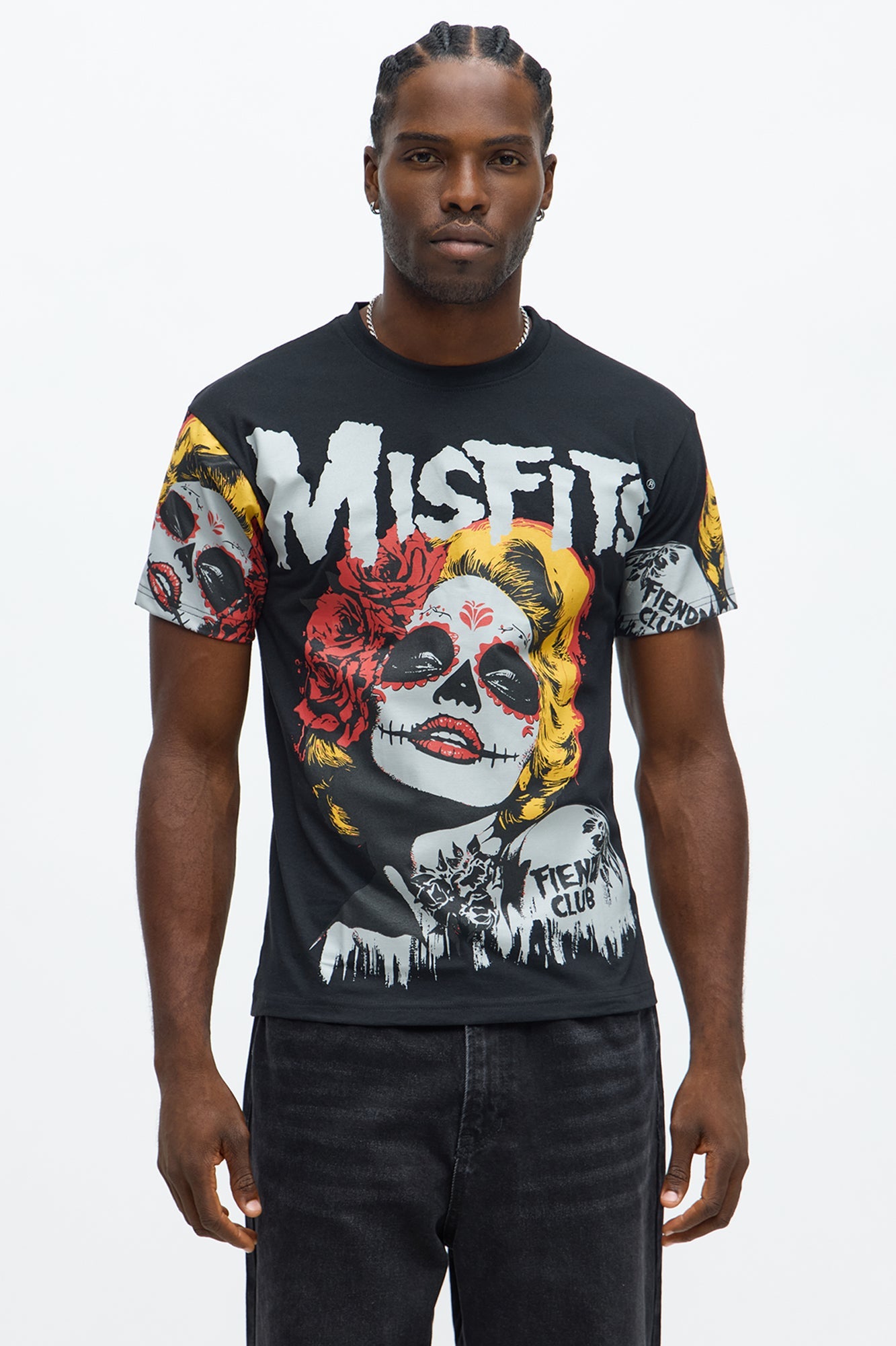 Misfits Fiend Club Short Sleeve Tee - Black