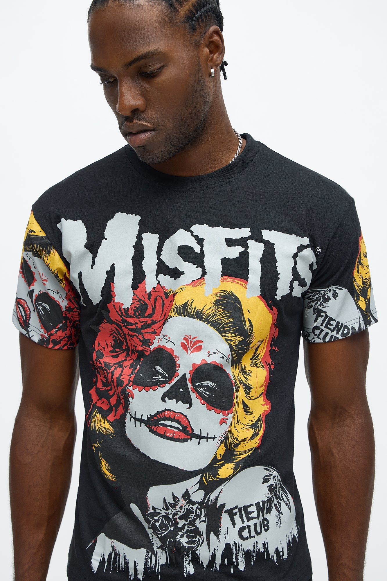 Misfits Fiend Club Short Sleeve Tee - Black