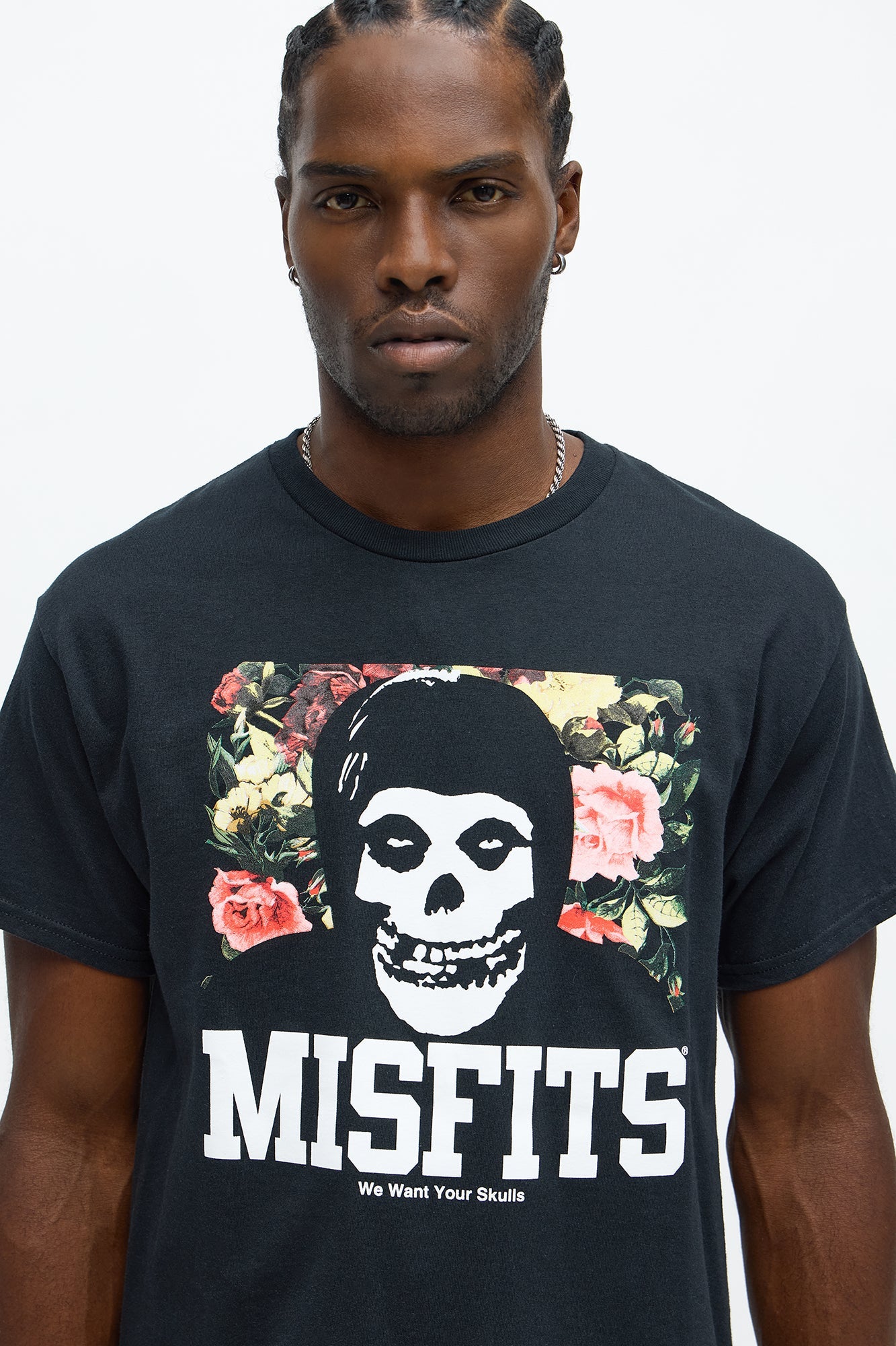 Misfits Want Your Skulls Short Sleeve Tee - Black