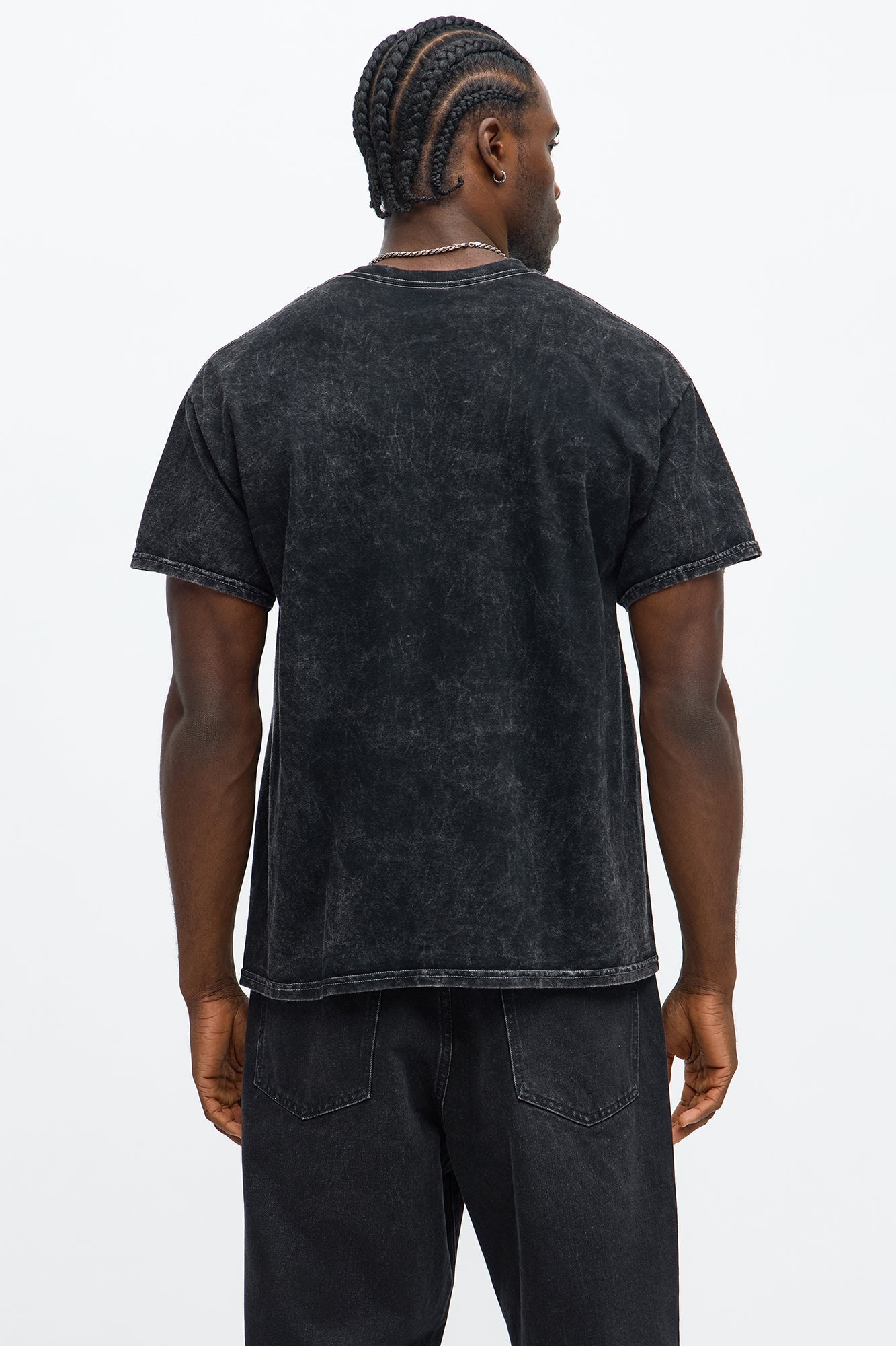 Chevy Corvette Red Sting Ray Short Sleeve Tee - Black Wash