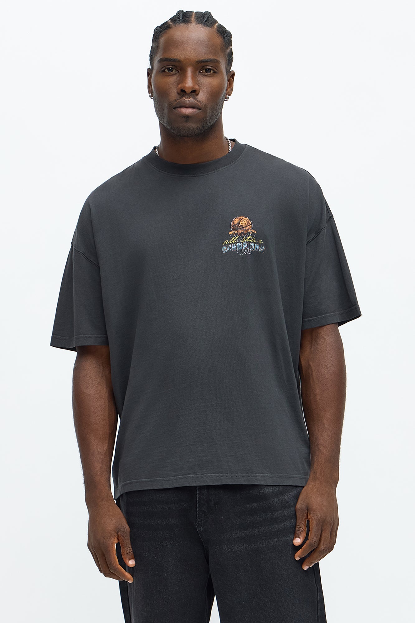 Champions Arizona Desert Bowl Oversized Short Sleeve Tee - Black Wash