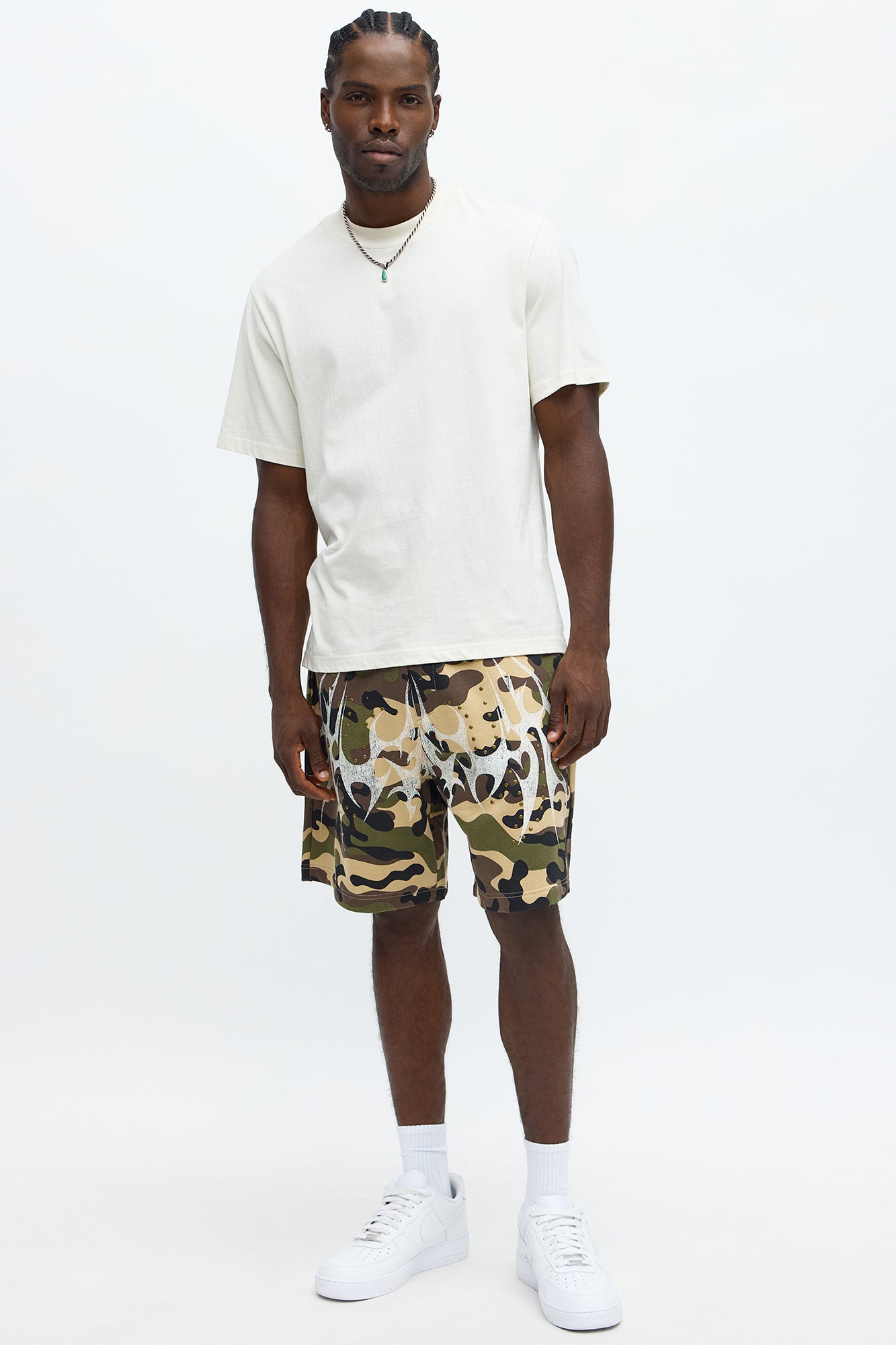 Metal Camo Sweatshort - Camouflage