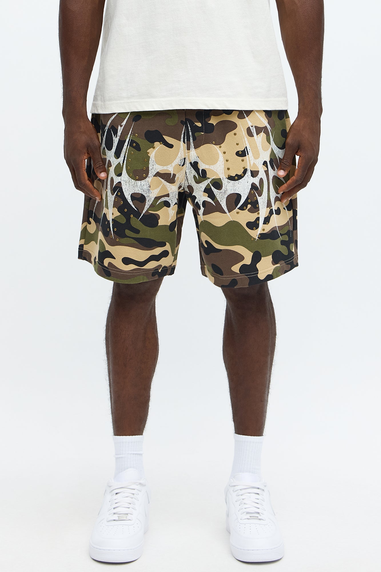 Metal Camo Sweatshort - Camouflage