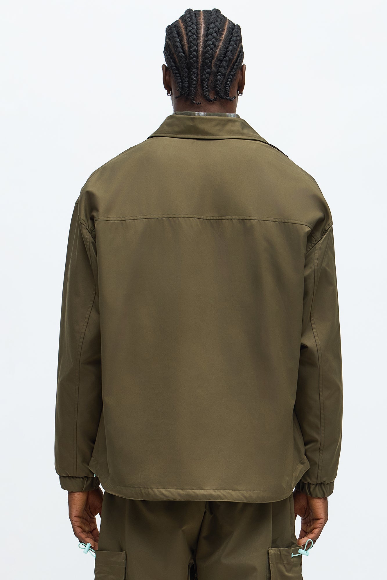 Relaxed Viktor Utility Jacket - Olive
