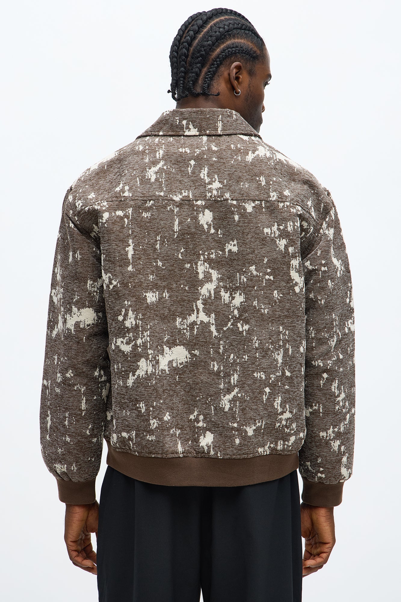 In Motion Tapestry Zip Jacket - Brown/combo