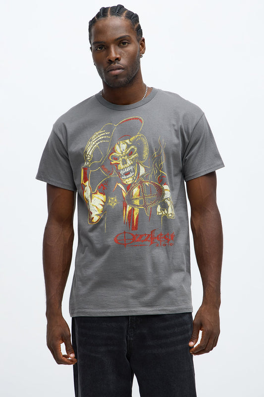 OzzFest 2008 Short Sleeve Tee - Charcoal