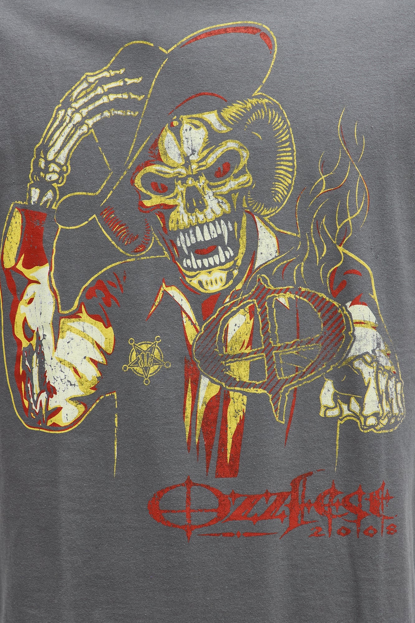 OzzFest 2008 Short Sleeve Tee - Charcoal