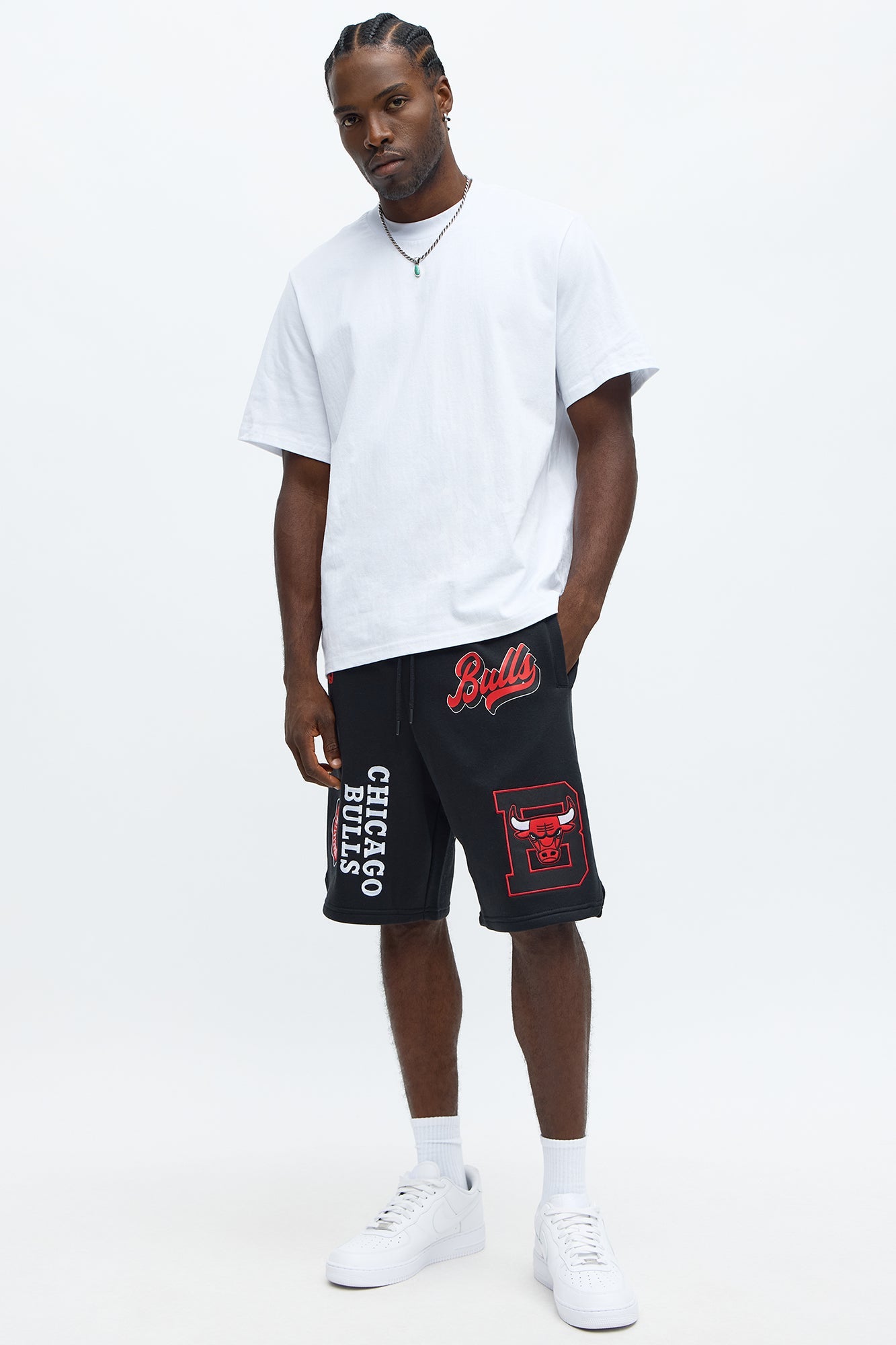 Bulls Basketball Sweatshorts - Black