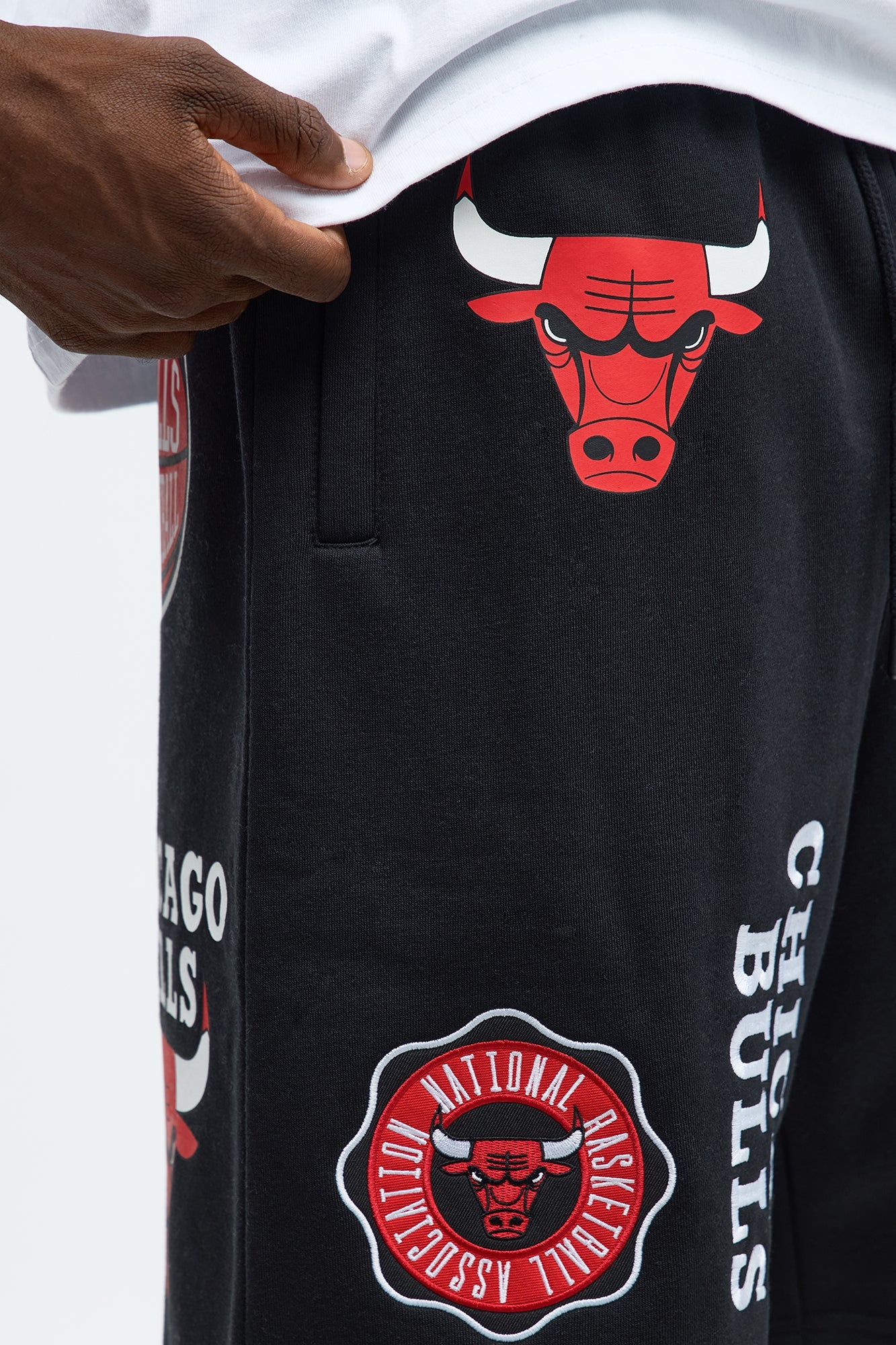 Bulls Basketball Sweatshorts - Black