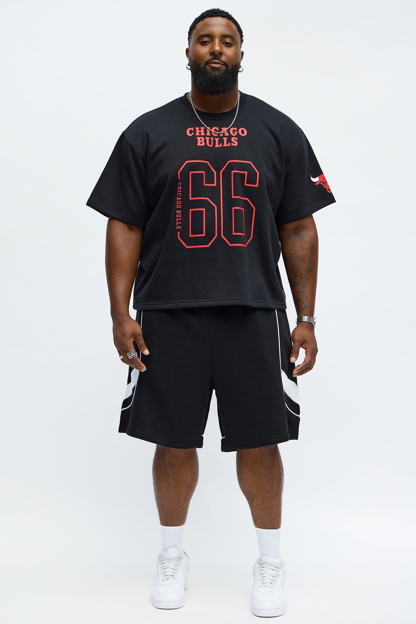 Bulls Oversized Tee - Black