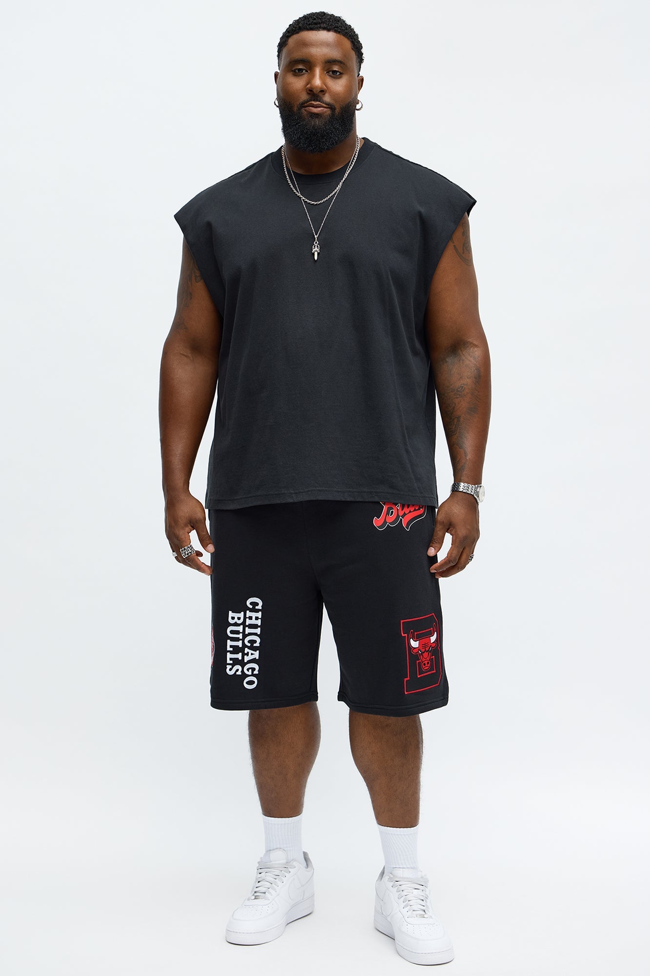 Bulls Basketball Sweatshorts - Black