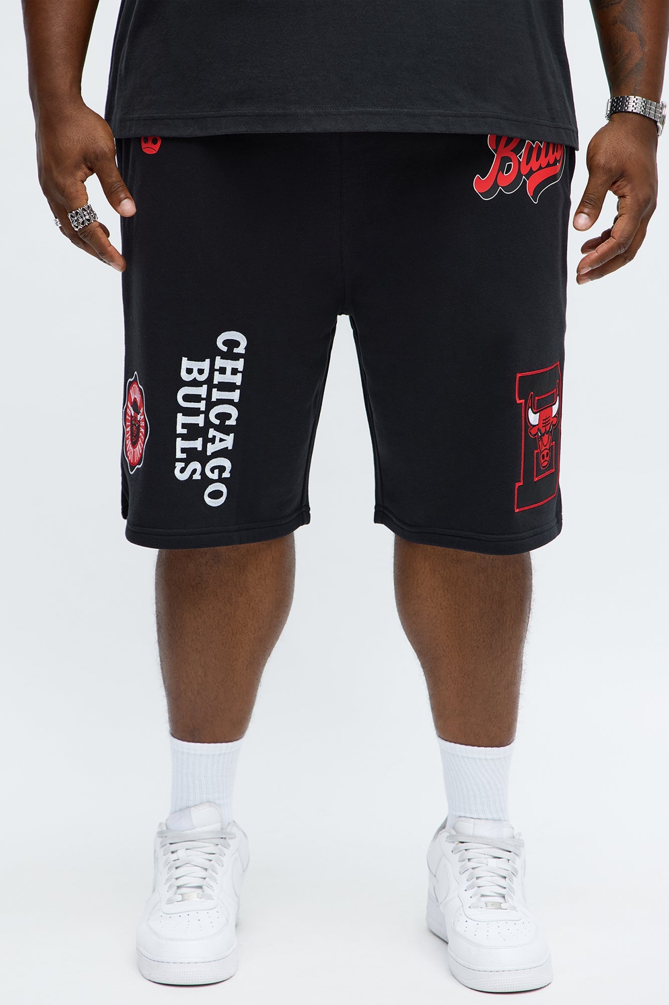 Bulls Basketball Sweatshorts - Black