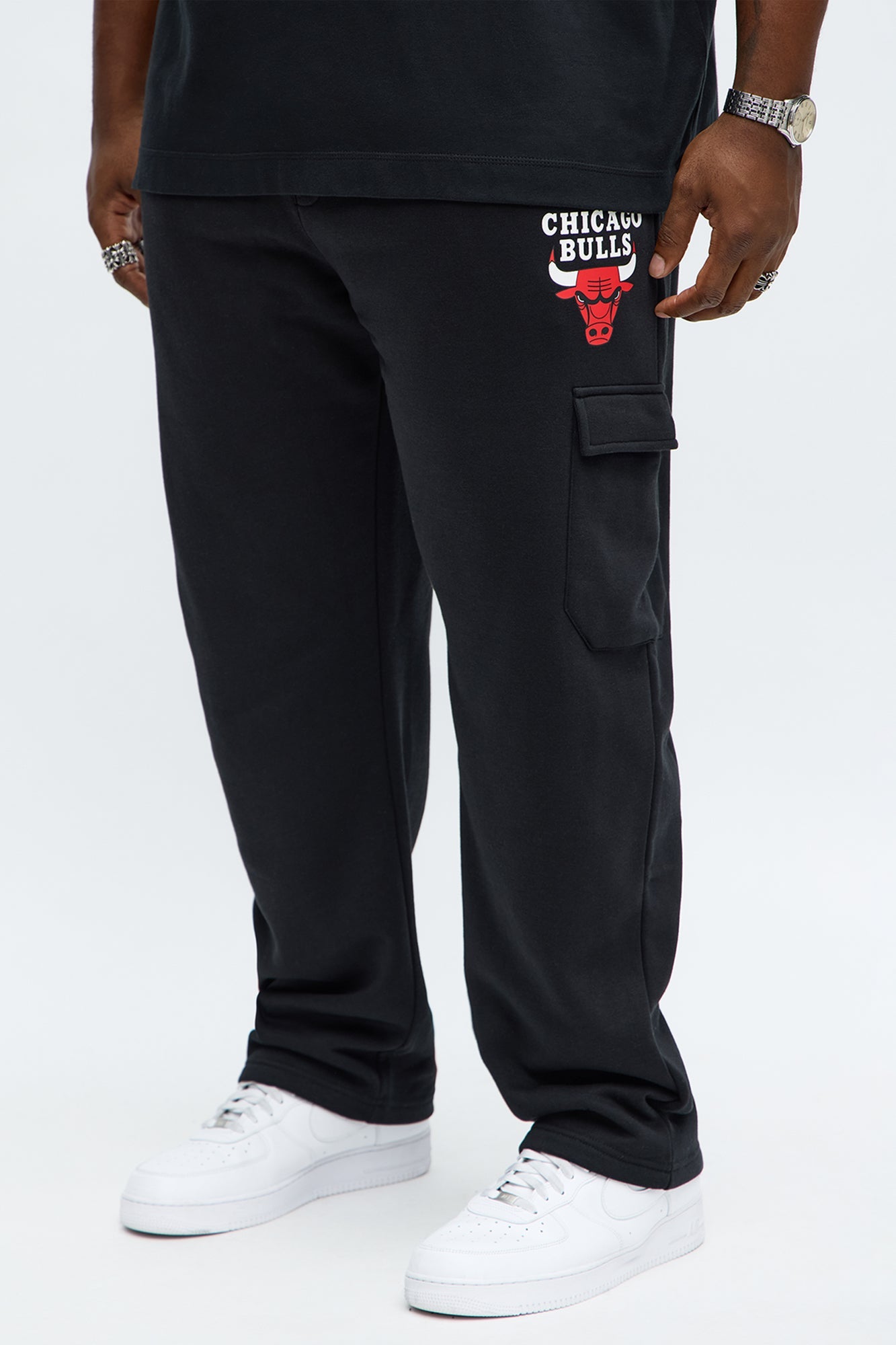 Bulls Cargo Sweatpants - Black