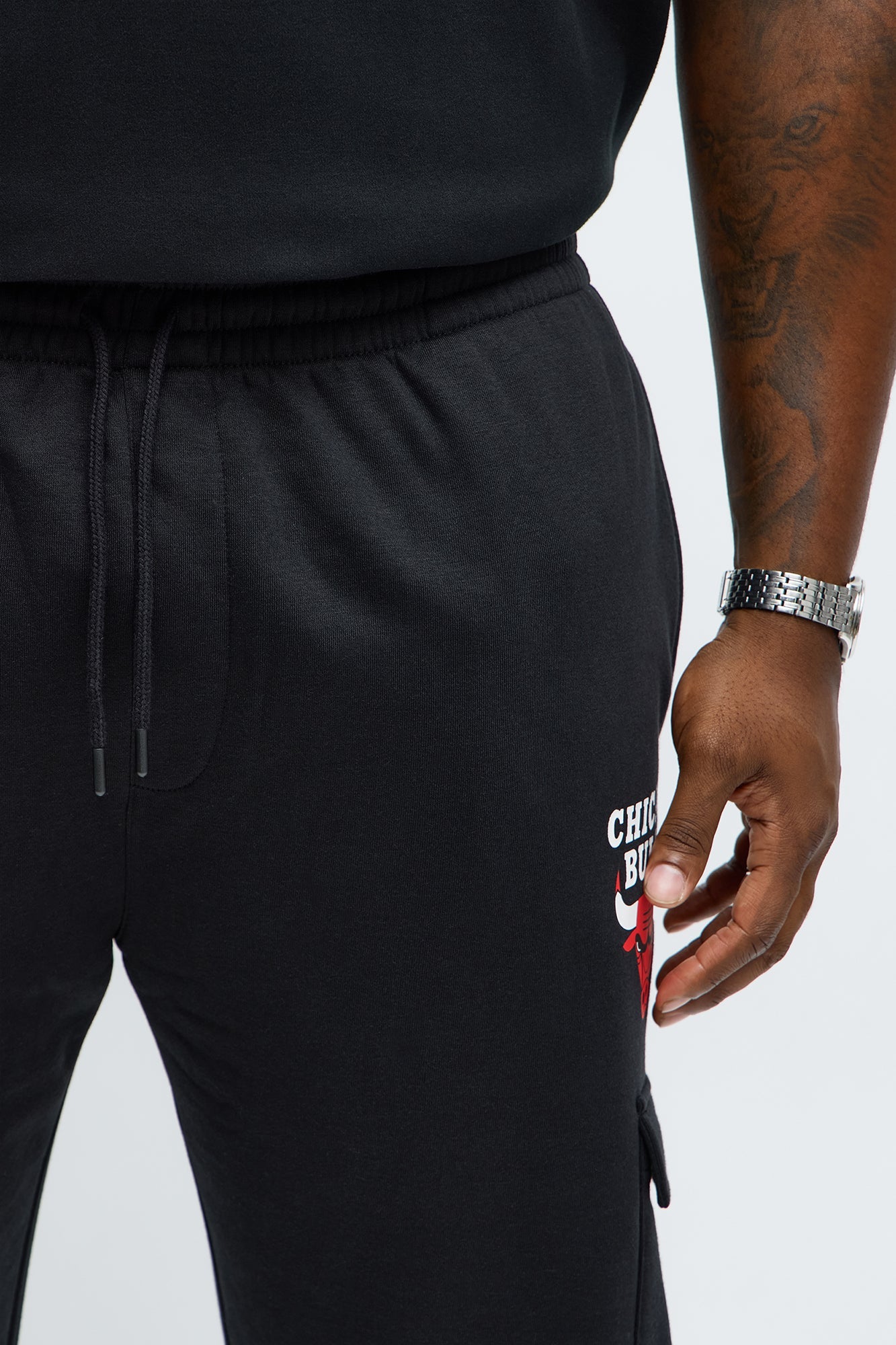 Bulls Cargo Sweatpants - Black