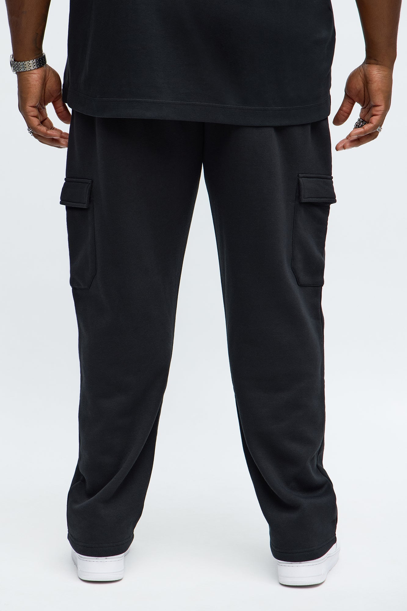 Lakers Cargo Sweatpants - Black