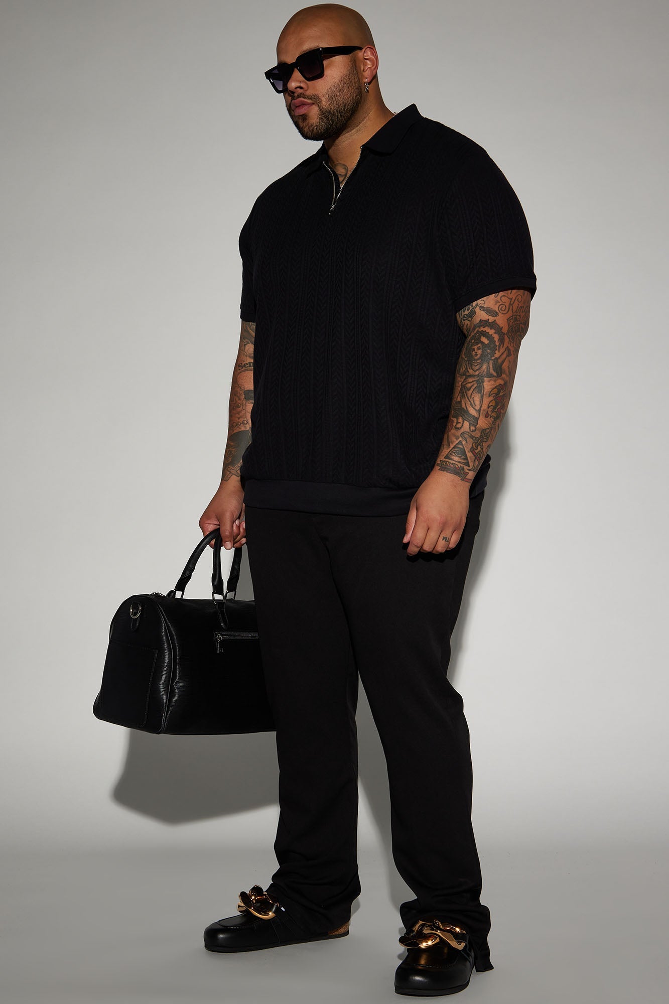 Caddie Short Sleeve Polo - Black