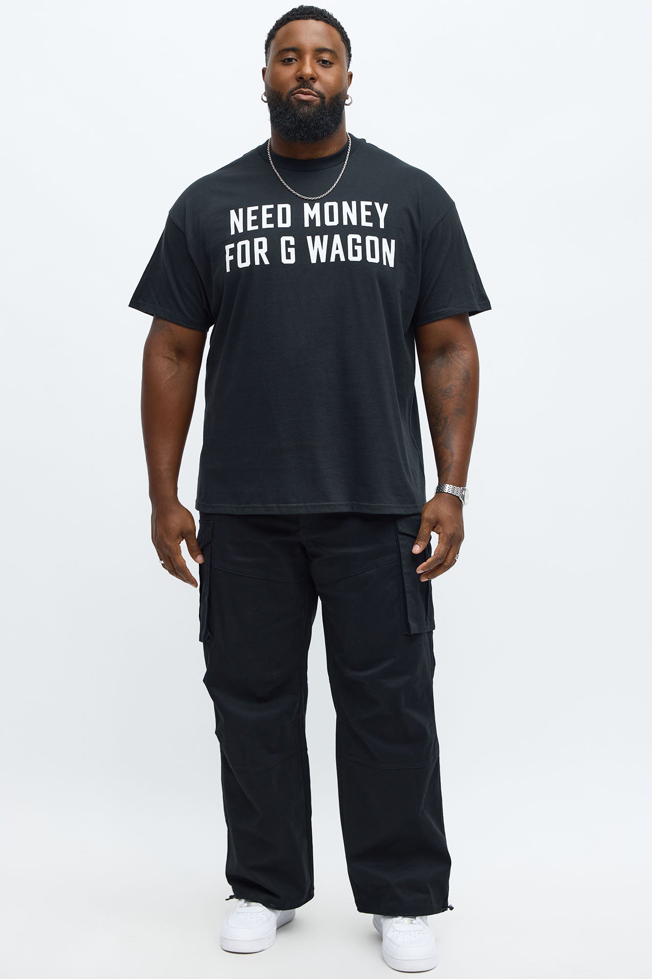 Need Money For G Wagon Short Sleeve Tee - Black