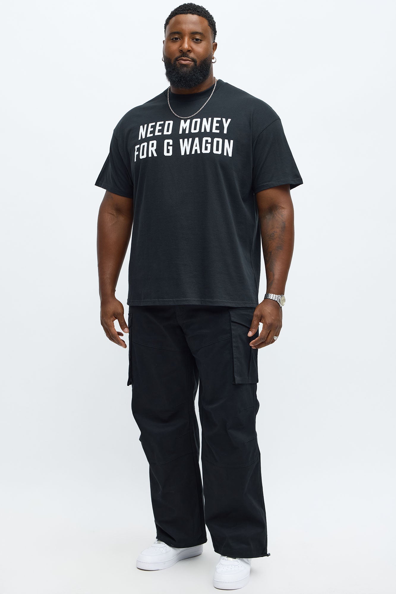Baggy Summer Games Cargo Pants - Black