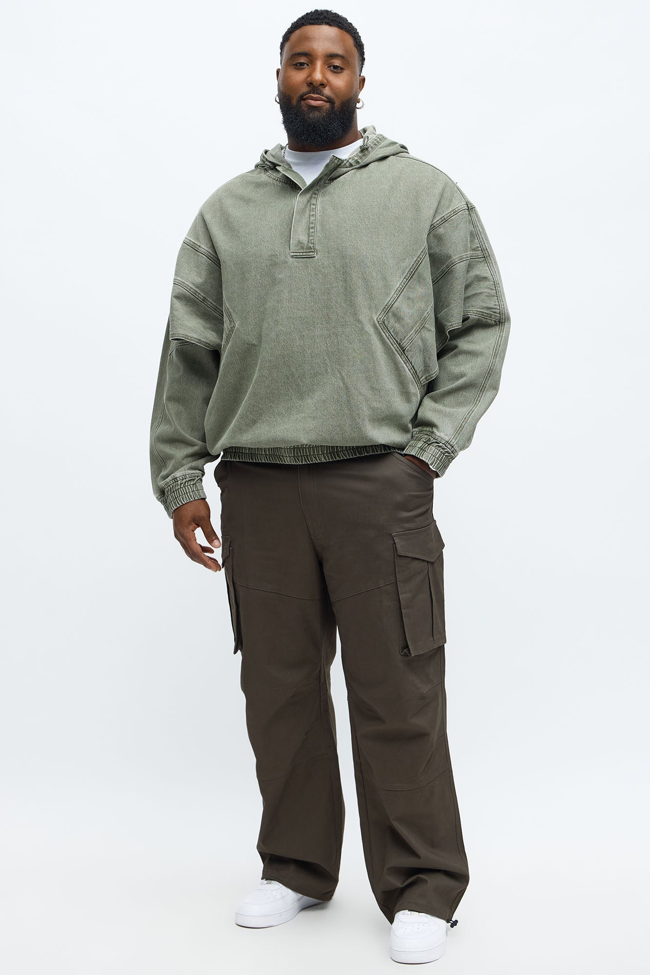 Baggy Summer Games Cargo Pants - Olive