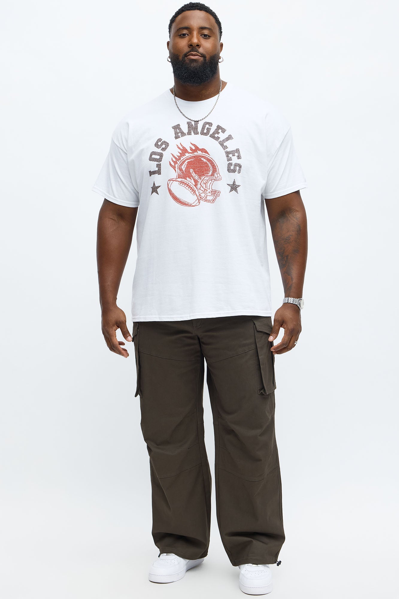LA Football Program Short Sleeve Tee - White