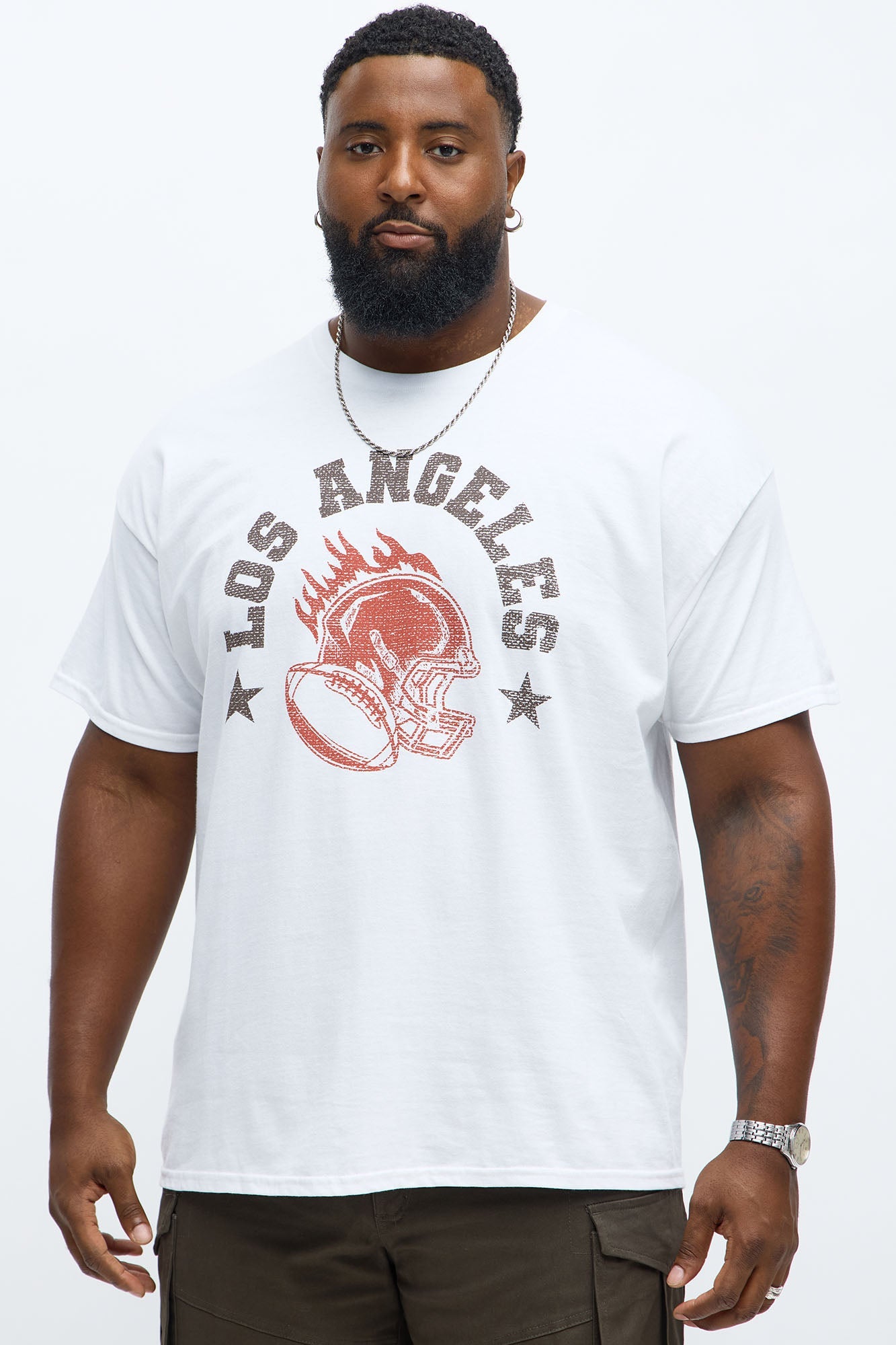 LA Football Program Short Sleeve Tee - White
