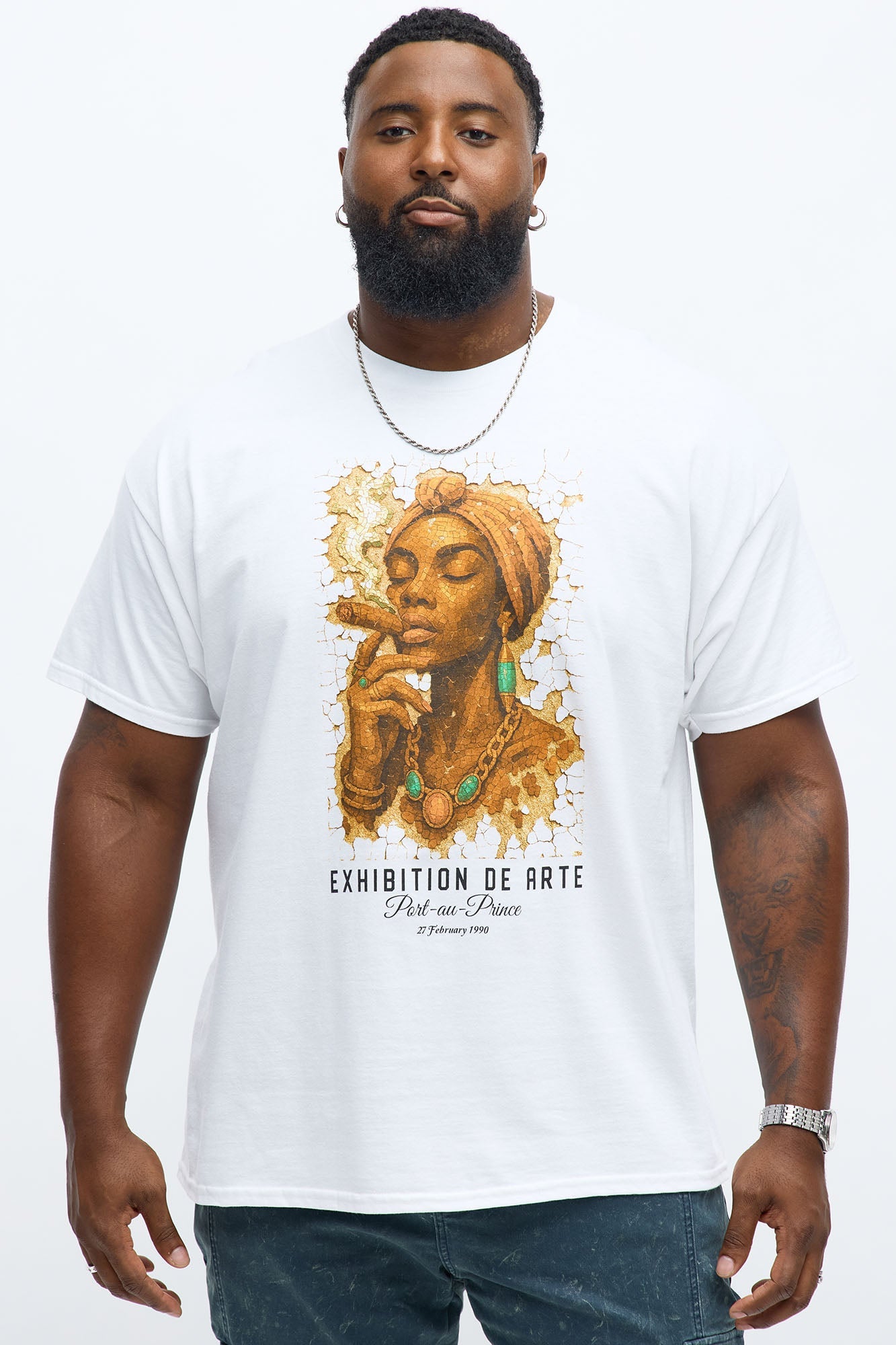 Smoke Break Short Sleeve Tee - White