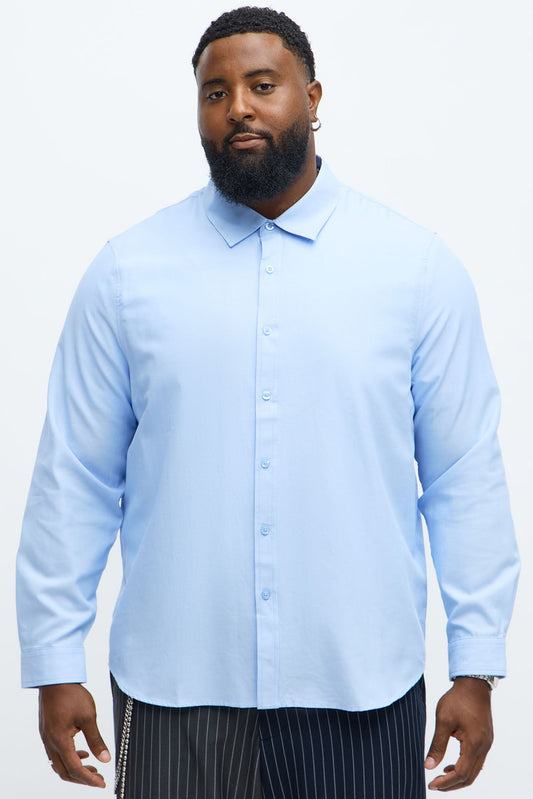 Oxford Long Sleeve Shirt - Light Blue