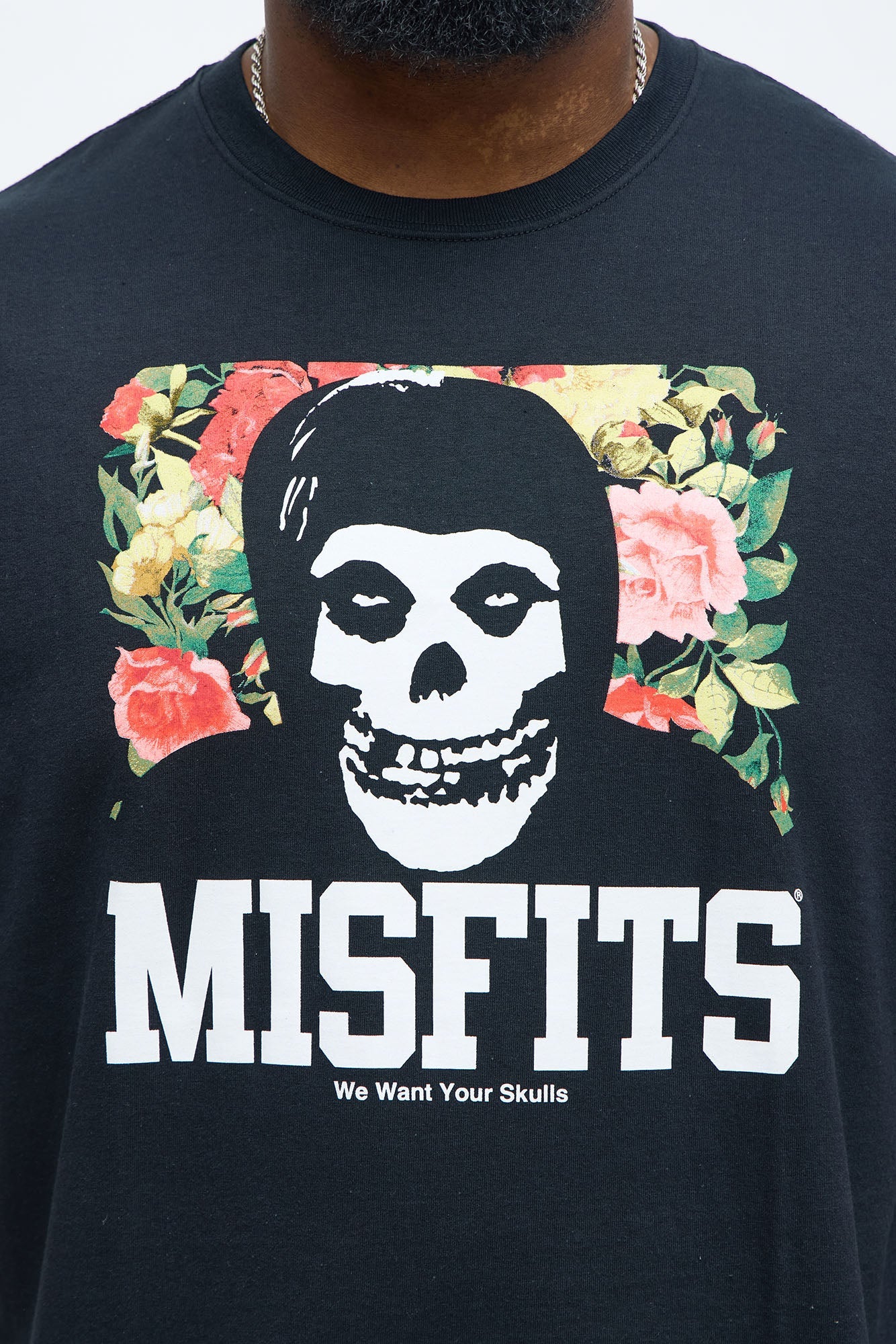 Misfits Want Your Skulls Short Sleeve Tee - Black